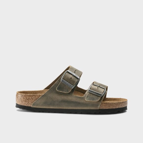 Birkenstock $145 Arizona Soft Footbed - Oiled Leather Faded Khaki EU 42 N NIB! - Picture 5 of 7